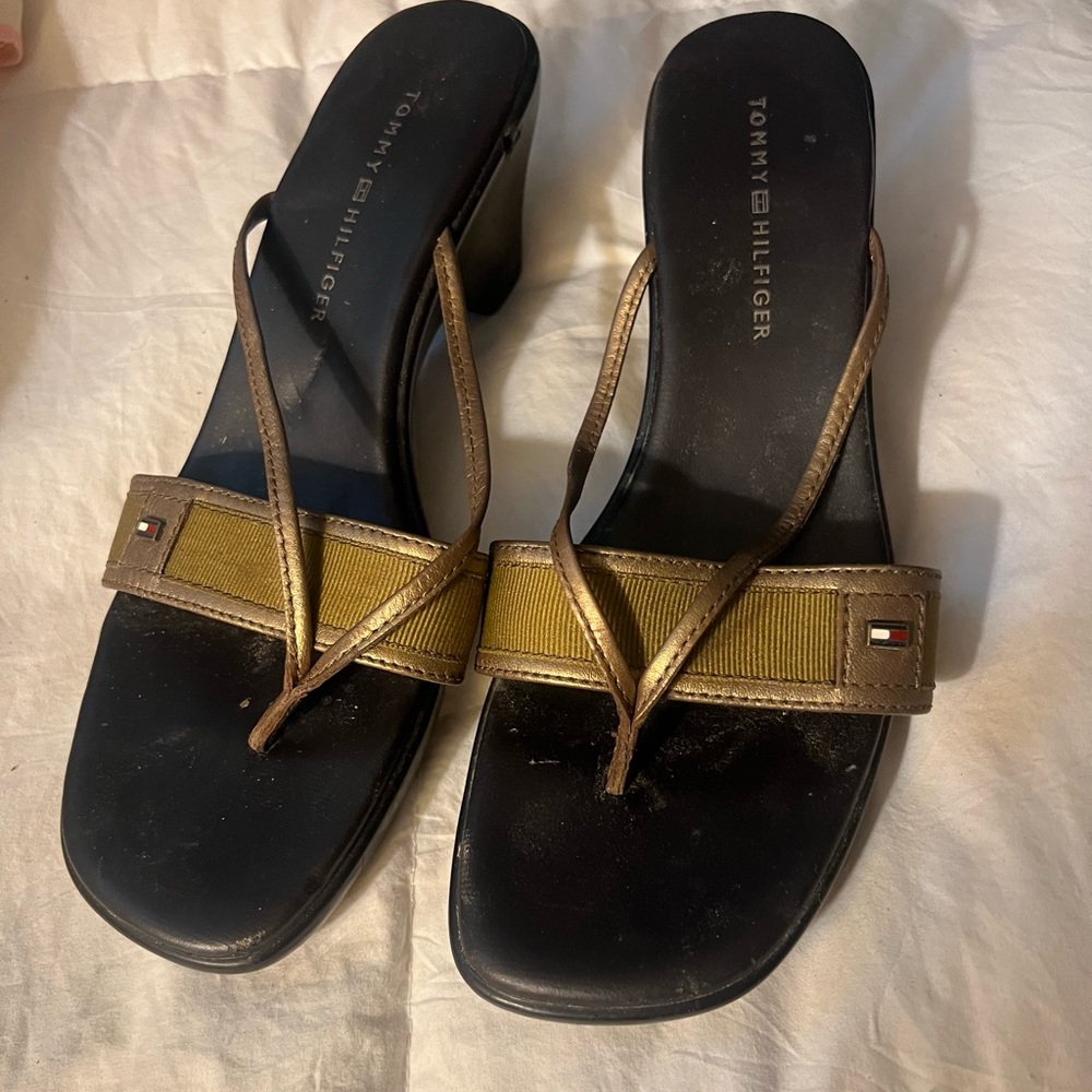 Tommy Hillfiger ladies slip on heal size 8